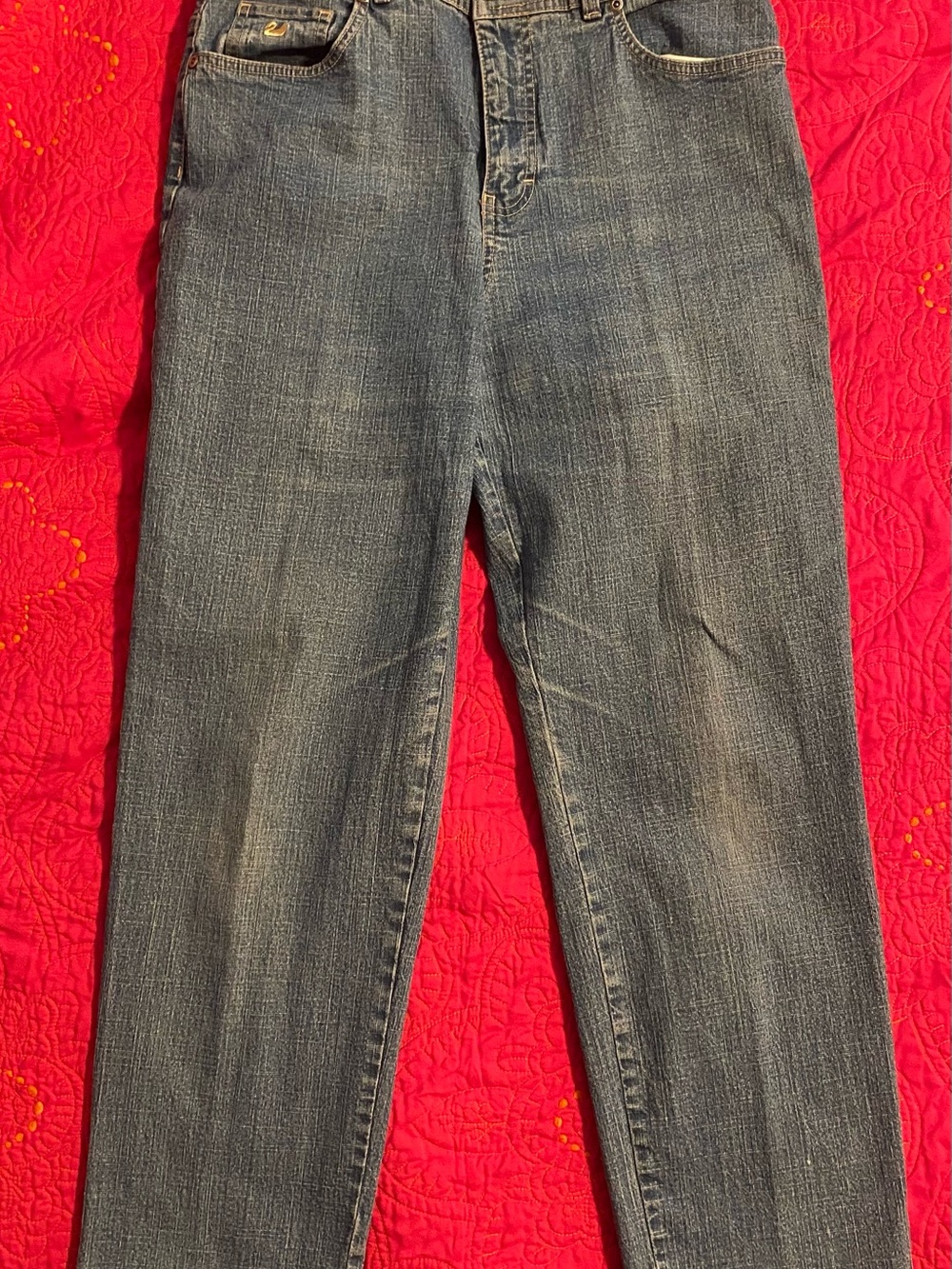 Vintage Gloria Vanderbilt Classic Straight Fit Jeans - Blue